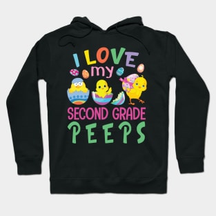 H31Tee Happy Easter Second Grade Teacher Student Hoodie